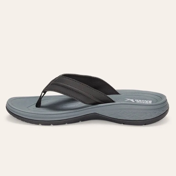 Mens Break Point 2 Flip Flops Black Sandals Comfortable Walking Summer Sz 11 NWT - Picture 2 of 10